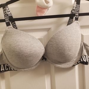 Cacique Plunge Cotton Push-up Bra 42B